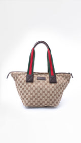 Gucci Supreme Monogram Tote Bag
