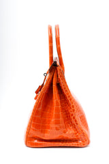 HERMÈS BIRKIN 35 - CROCODILE POROSUS ORANGE