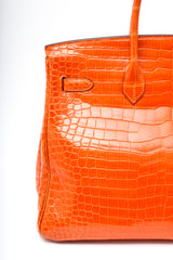HERMÈS BIRKIN 35 - CROCODILE POROSUS ORANGE