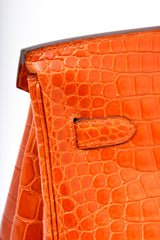 HERMÈS BIRKIN 35 - CROCODILE POROSUS ORANGE