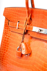 HERMÈS BIRKIN 35 - CROCODILE POROSUS ORANGE