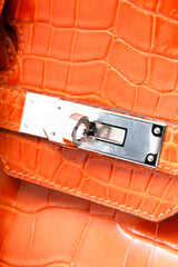 HERMÈS BIRKIN 35 - CROCODILE POROSUS ORANGE