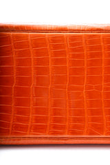 HERMÈS BIRKIN 35 - CROCODILE POROSUS ORANGE