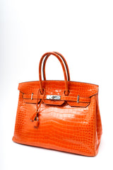 HERMÈS BIRKIN 35 - CROCODILE POROSUS ORANGE