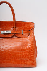 HERMÈS BIRKIN 35 - CROCODILE POROSUS ORANGE