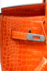 HERMÈS BIRKIN 35 - CROCODILE POROSUS ORANGE