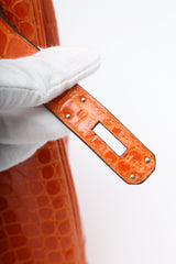 HERMÈS BIRKIN 35 - CROCODILE POROSUS ORANGE