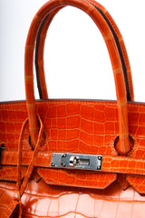 HERMÈS BIRKIN 35 - CROCODILE POROSUS ORANGE