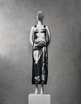 Jean Paul Gaultier Tromp I'Oeil Silk "Statue" Dress