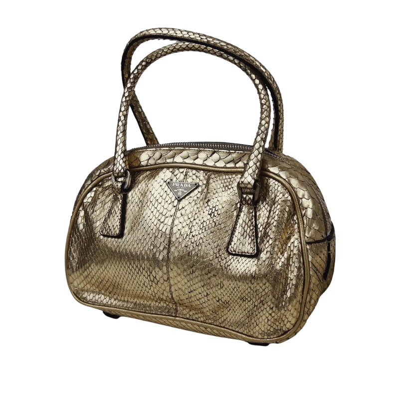 Prada Snake Bowler Bag