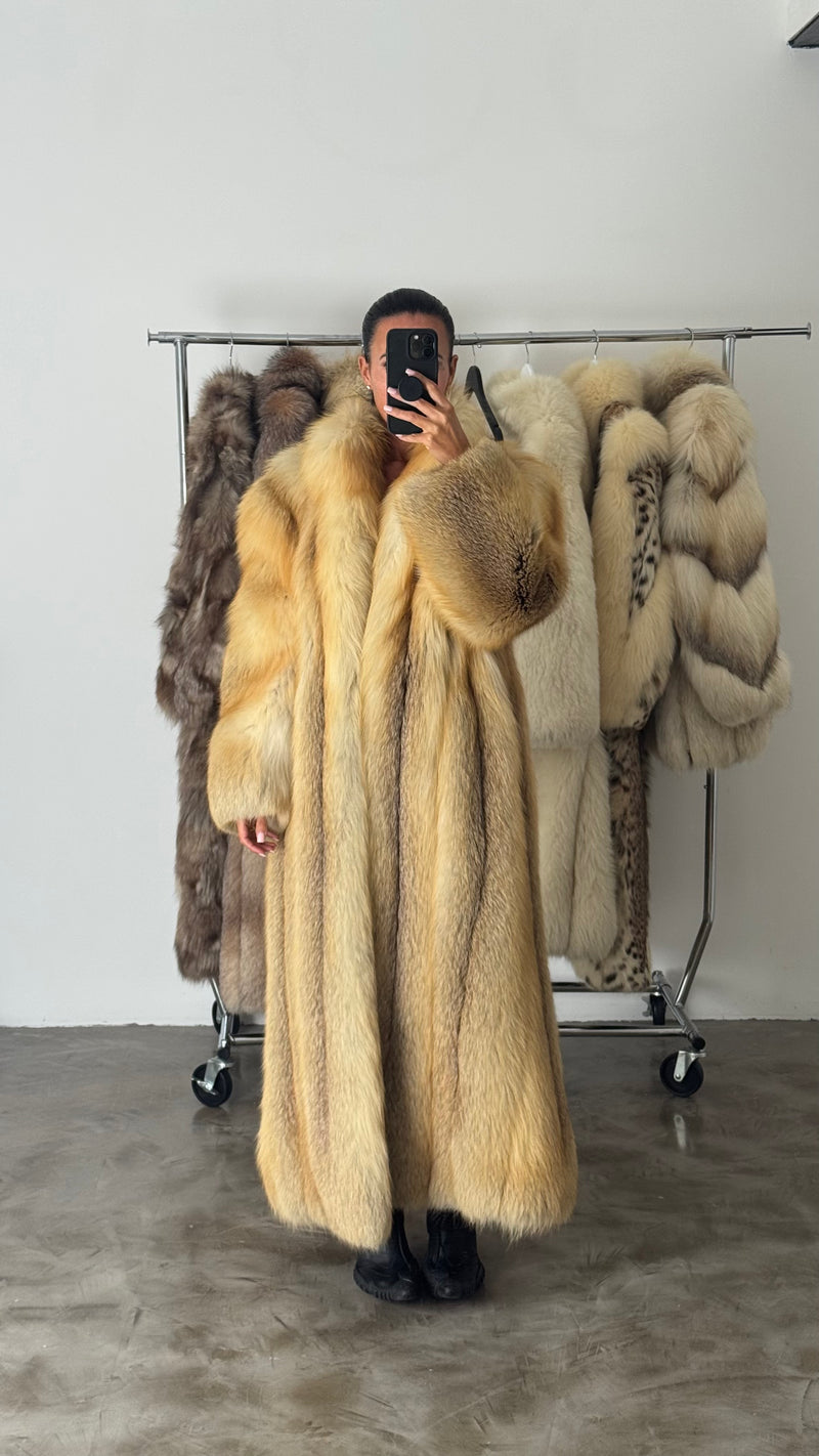 Vintage Fox Fur Coat
