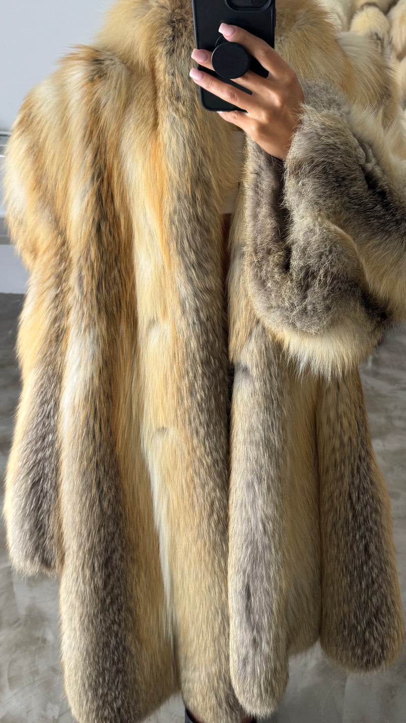 Vintage Fox Fur Coat