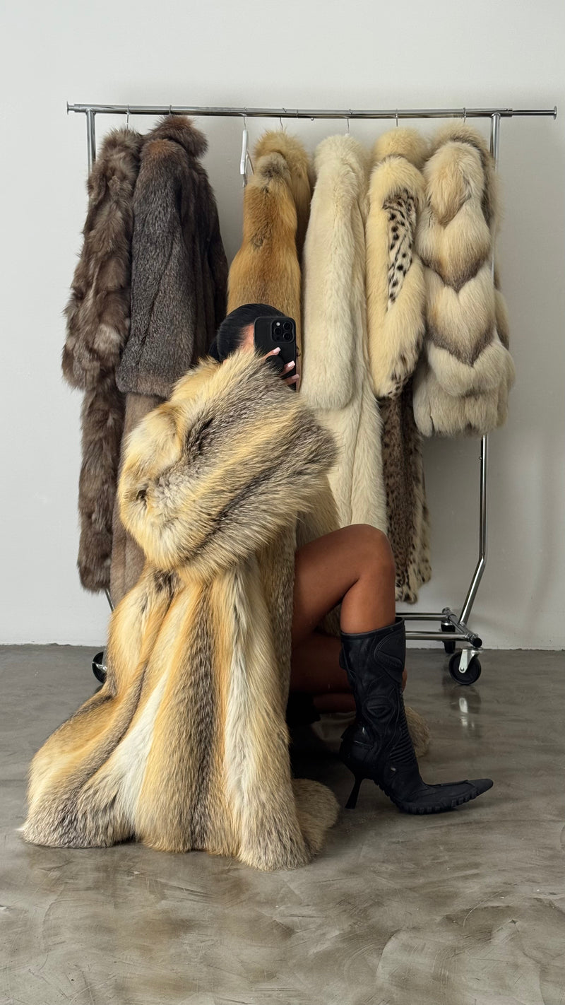 Vintage Fox Fur Coat