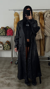 Leather Trench Coat
