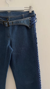 Dior Logo Plate Denim Trousers
