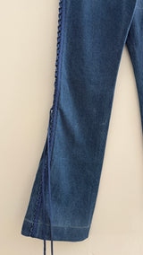 Dior Logo Plate Denim Trousers
