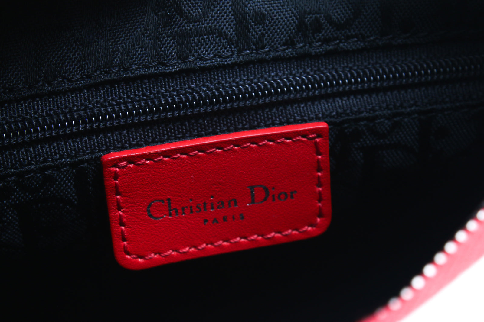 CHRISTIAN DIOR 2004 HARCORE PIERCED BLACK LEATHER BOSTON BAG