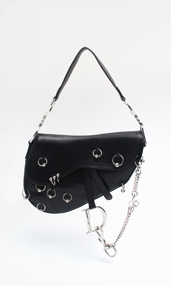 Dior Hardcore Piercing Saddle Bag