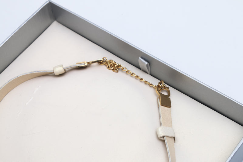 Dior Leather Choker Necklace