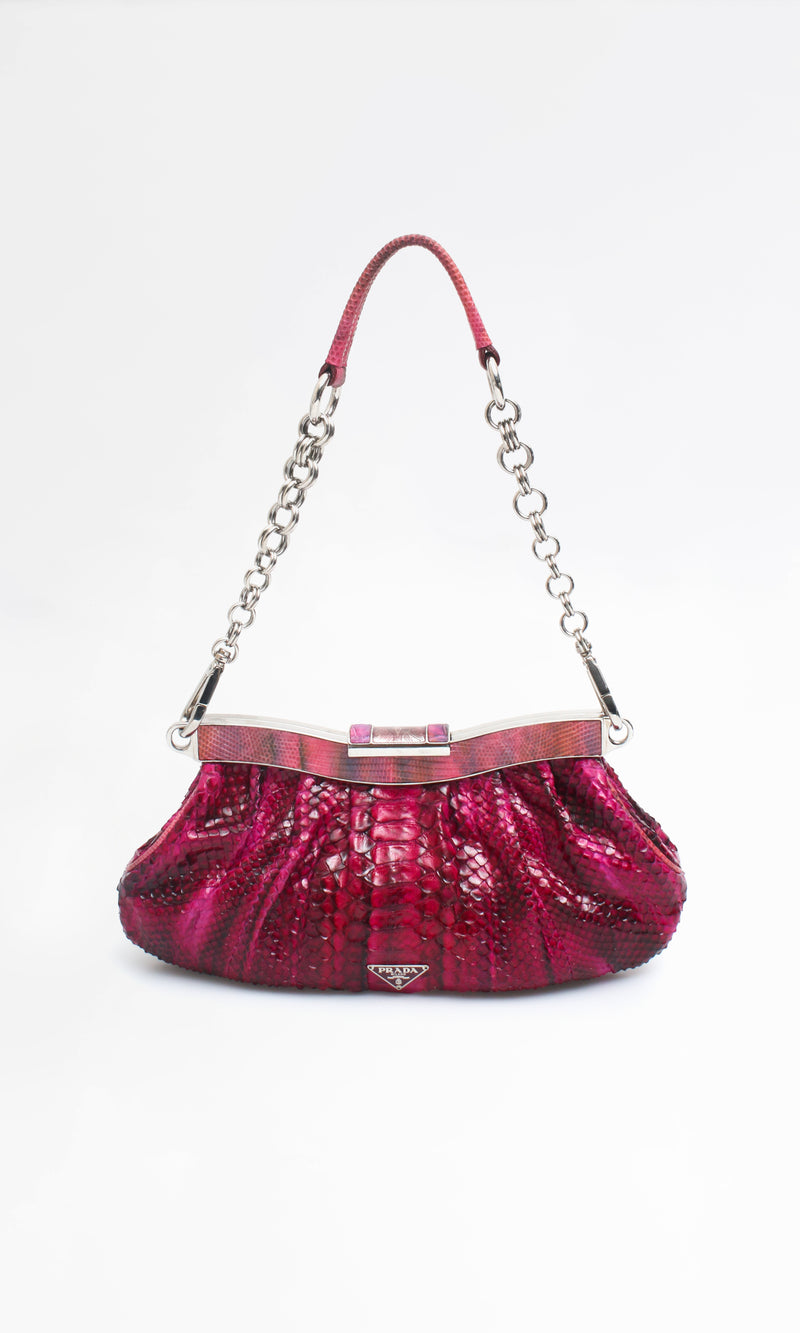 Prada snake buckle bag 2025