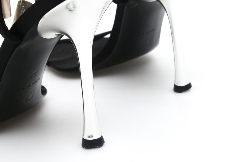 Dior Dog Tag Heels