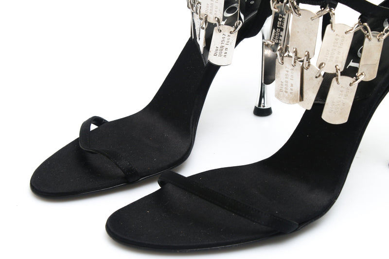 Dior Dog Tag Heels