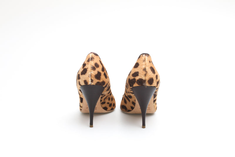 Dior Leopard Pony Heels