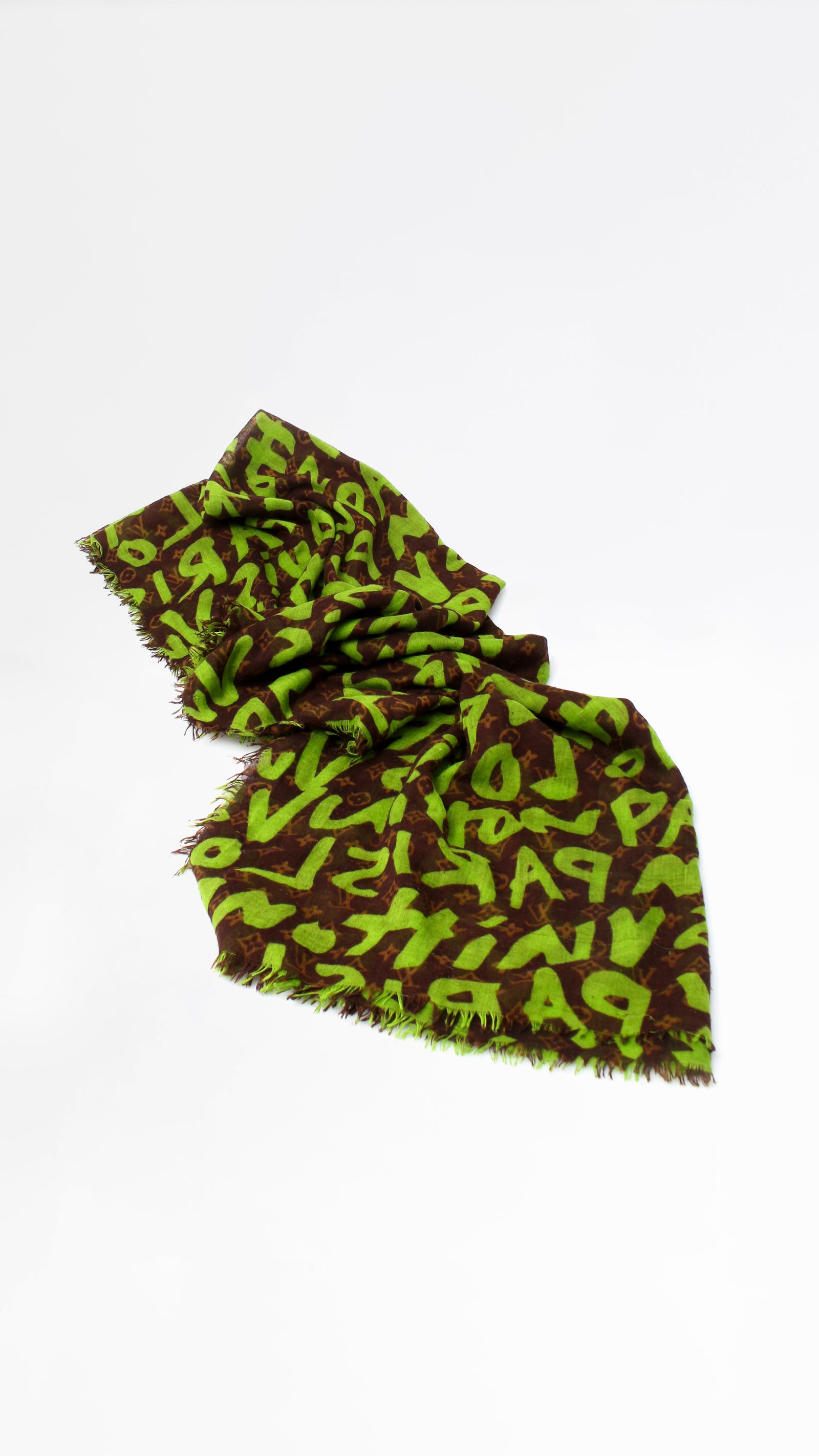 Louis Vuitton X Stephen Sprouse Graffiti Scarf – Jean Vintage