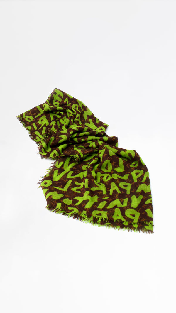 Louis Vuitton X Stephen Sprouse Graffiti Scarf