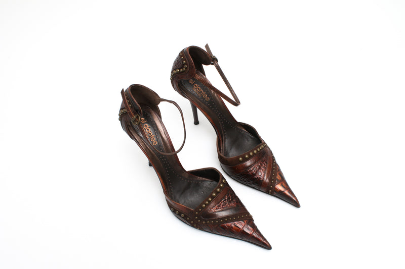 El Dante's Leather Heels