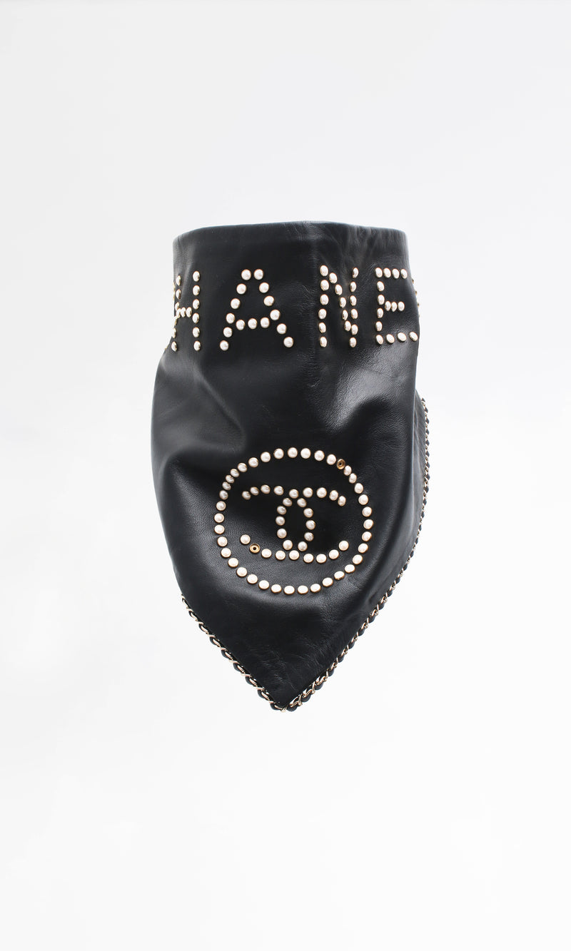 Chanel Leather Neck Scarf