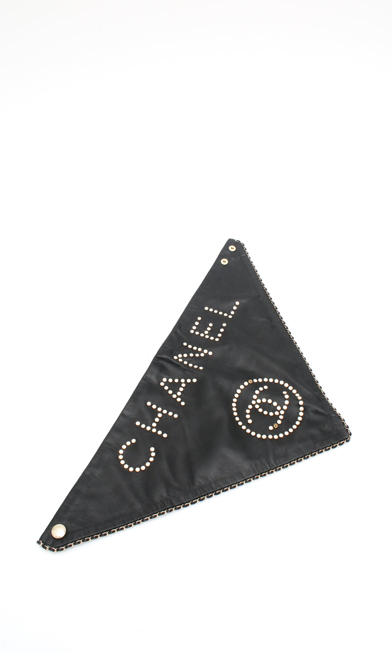 Chanel Leather Neck Scarf