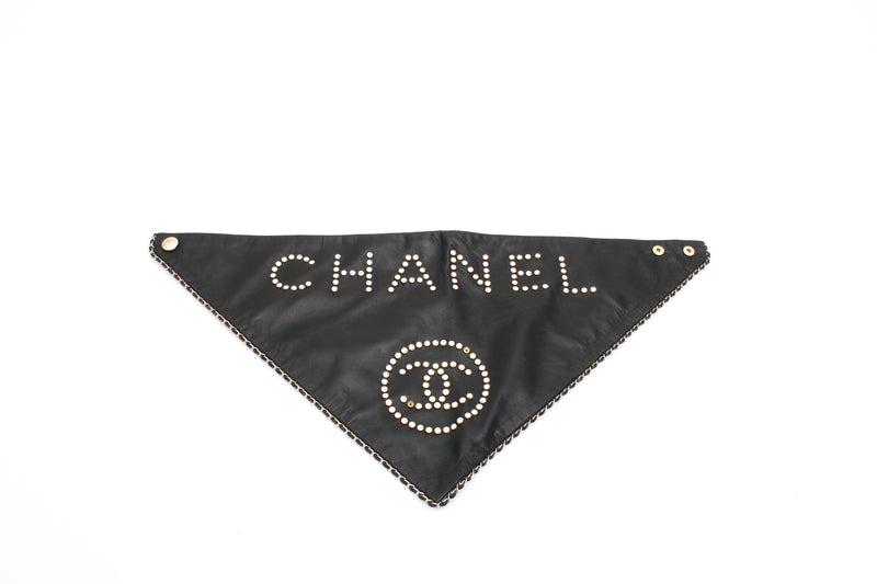 Chanel Leather Neck Scarf