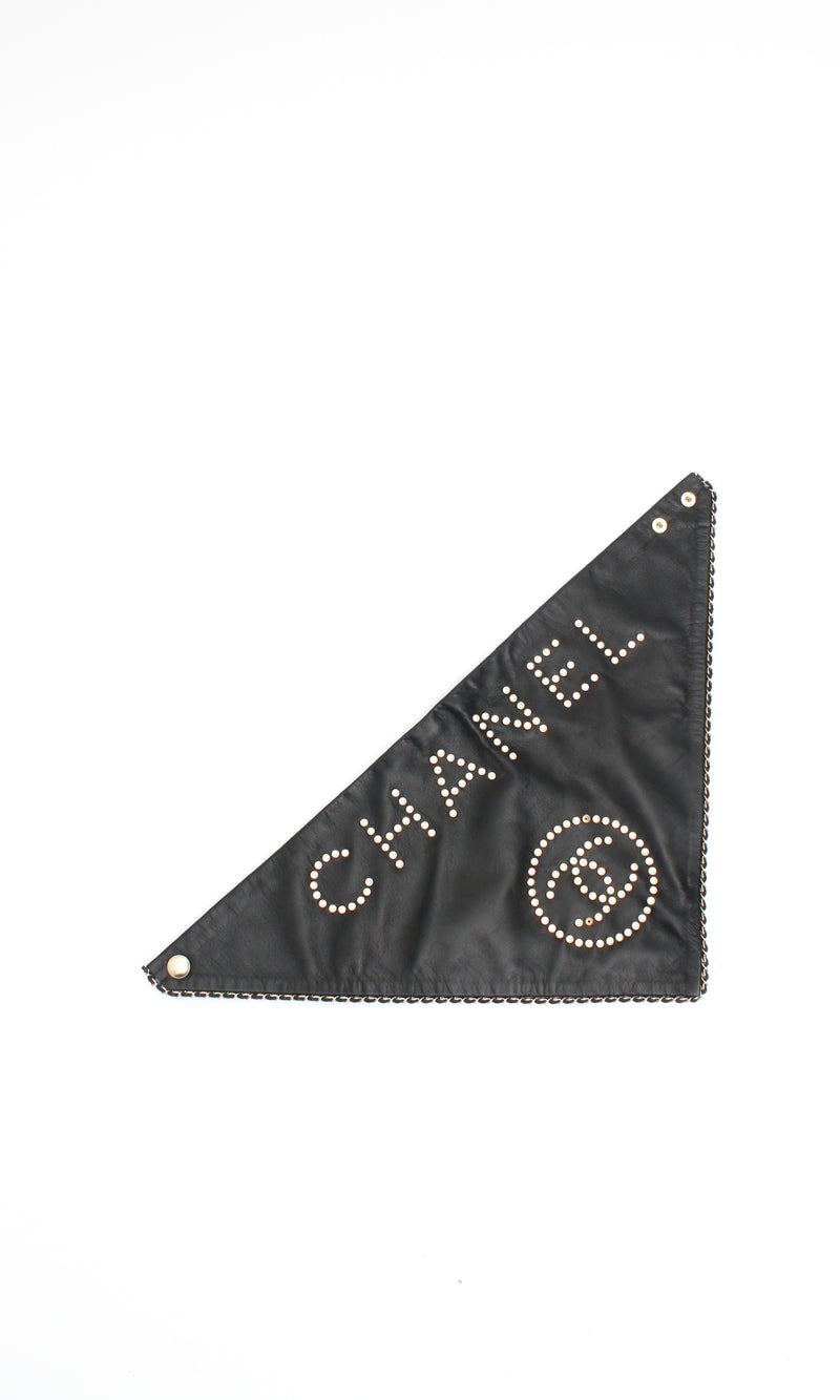 Chanel Leather Neck Scarf