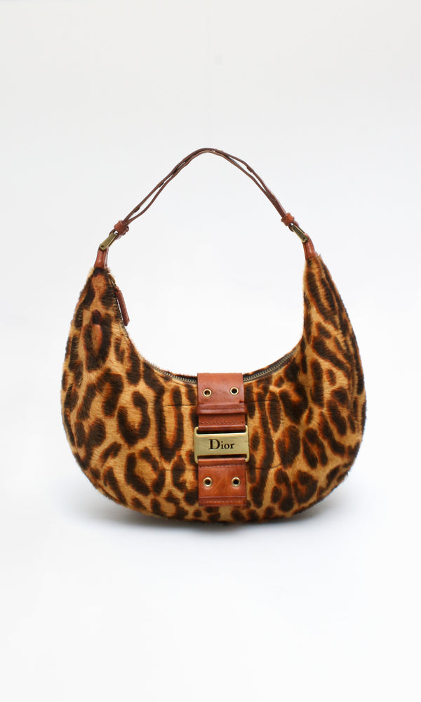 Dior Hobo Leopard Bag