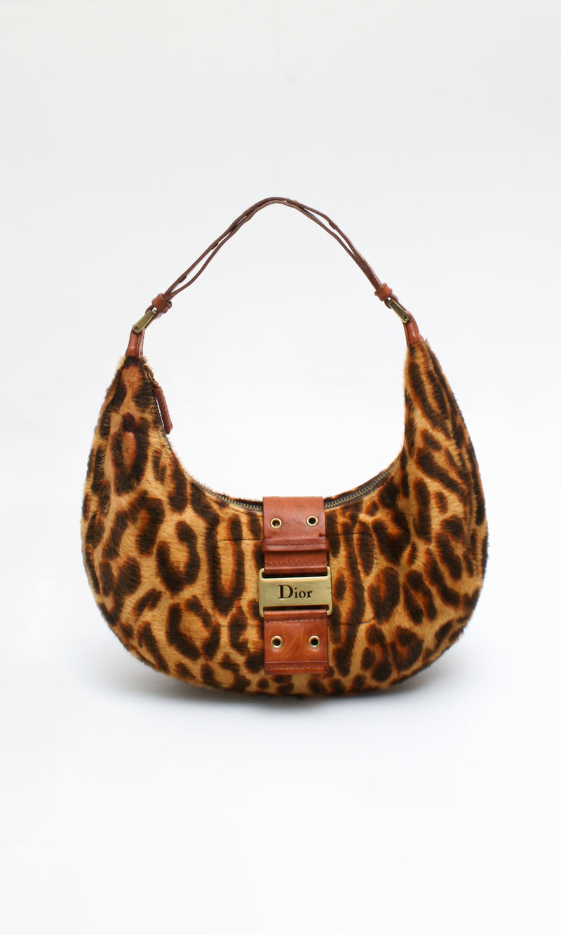 Dior Hobo Leopard Bag