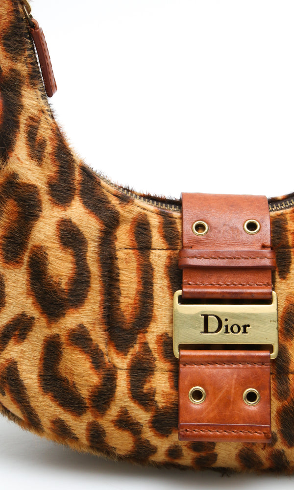 Dior Hobo Leopard Bag