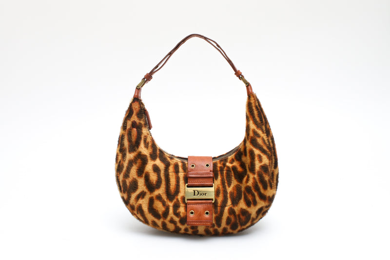 Dior Hobo Leopard Bag