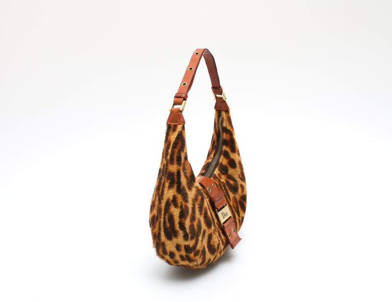 Dior Hobo Leopard Bag