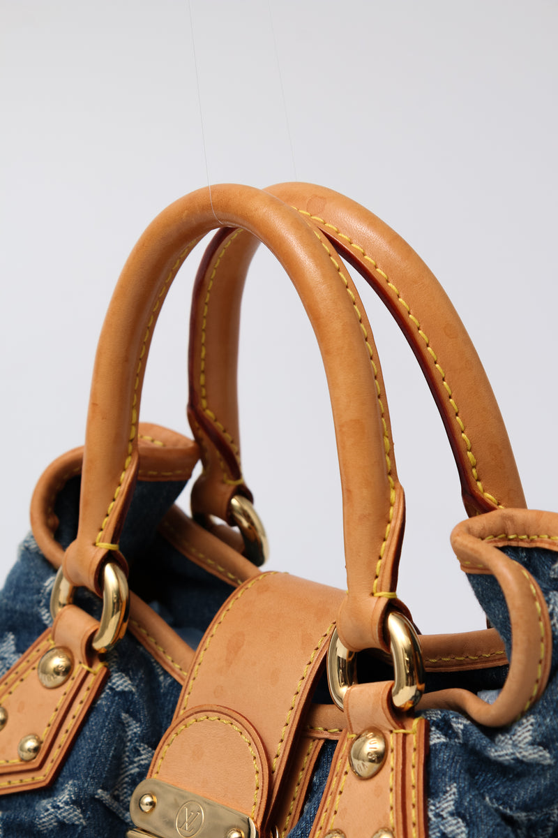 Louis Vuitton Monogram Denim Pleaty