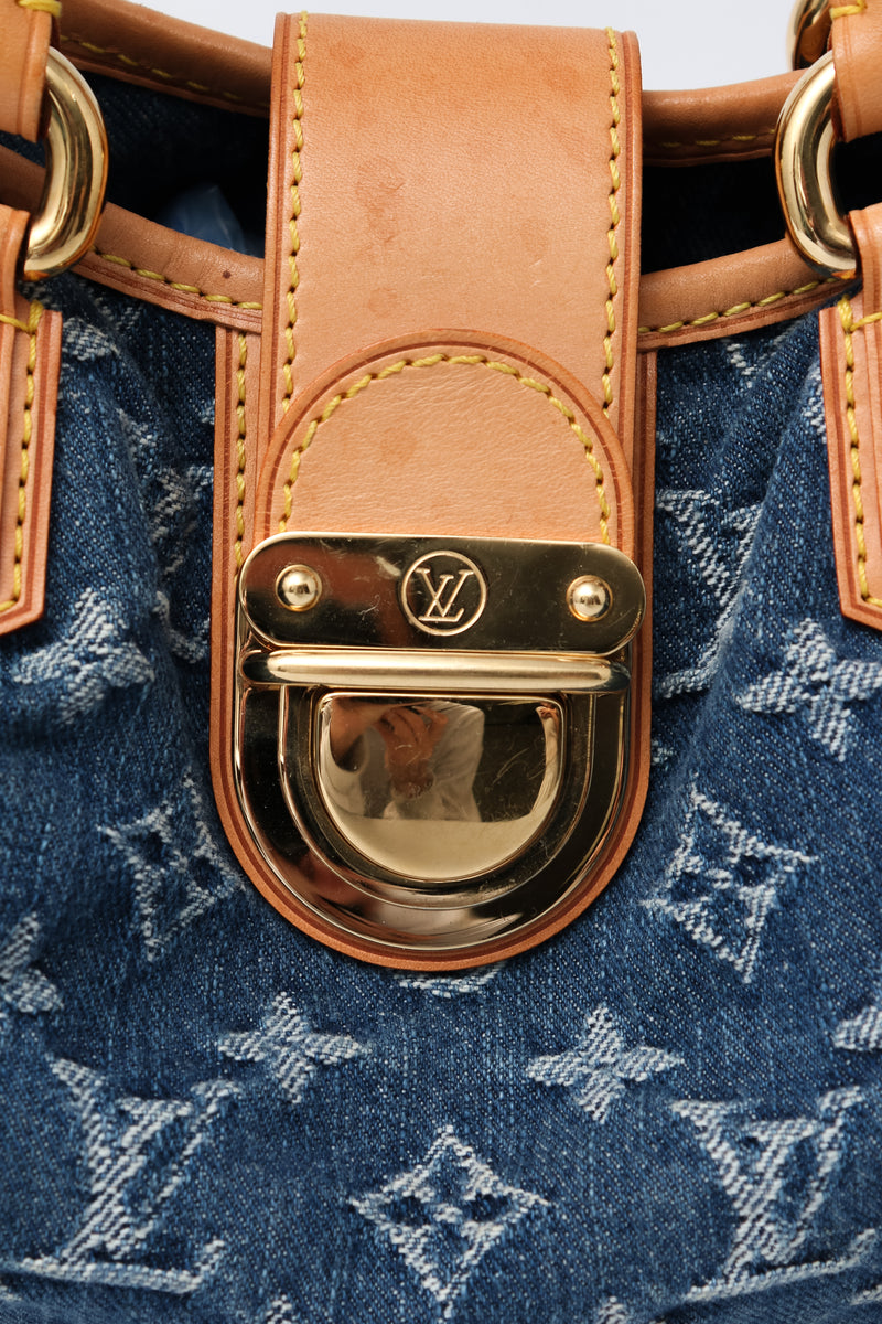 Louis Vuitton Monogram Denim Pleaty