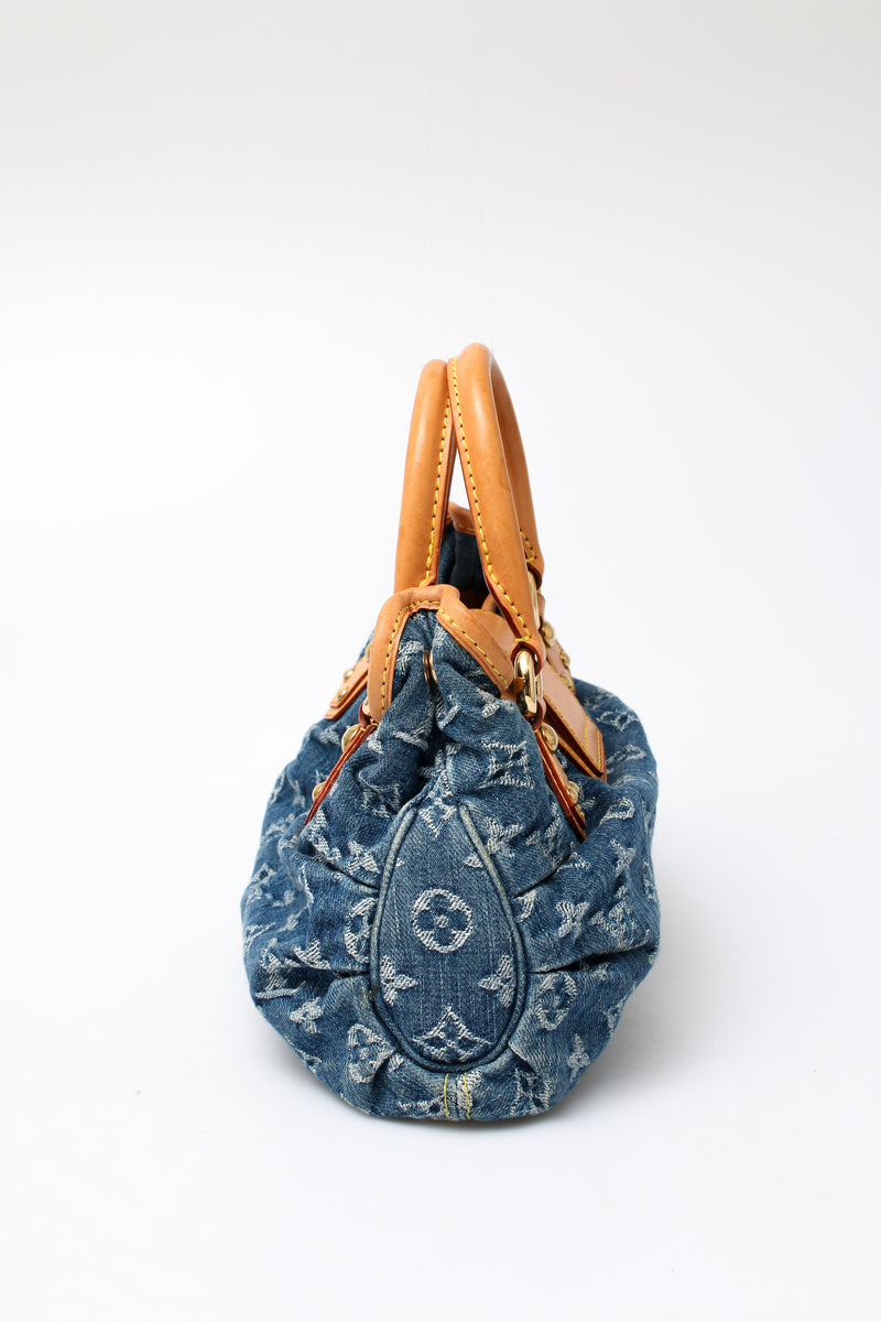 Louis Vuitton Monogram Denim Pleaty