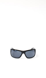 Chanel CC Rhinestone Shield Sunglasses