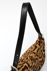 Fendi Pony Fur Leopard Mamma Baguette Bag