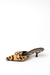 Prada Pony Hair Buckle Heels