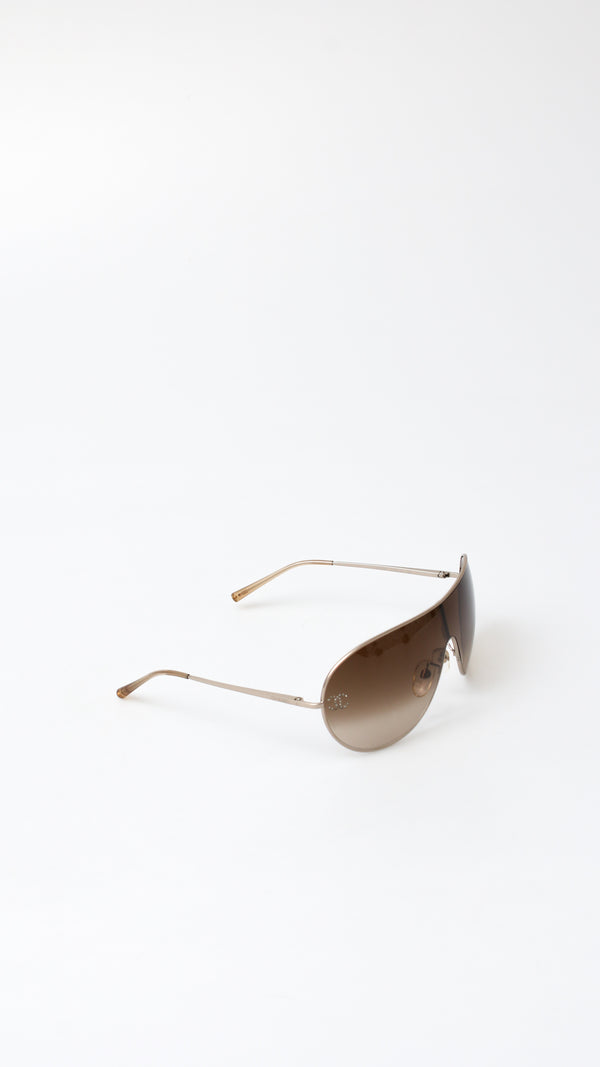 Chanel CC Crystal Sunglasses