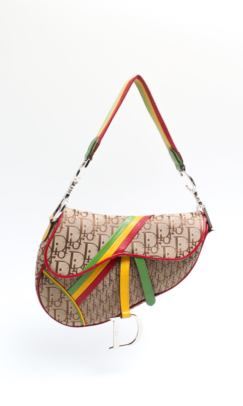 Dior Rasta Saddle Bag