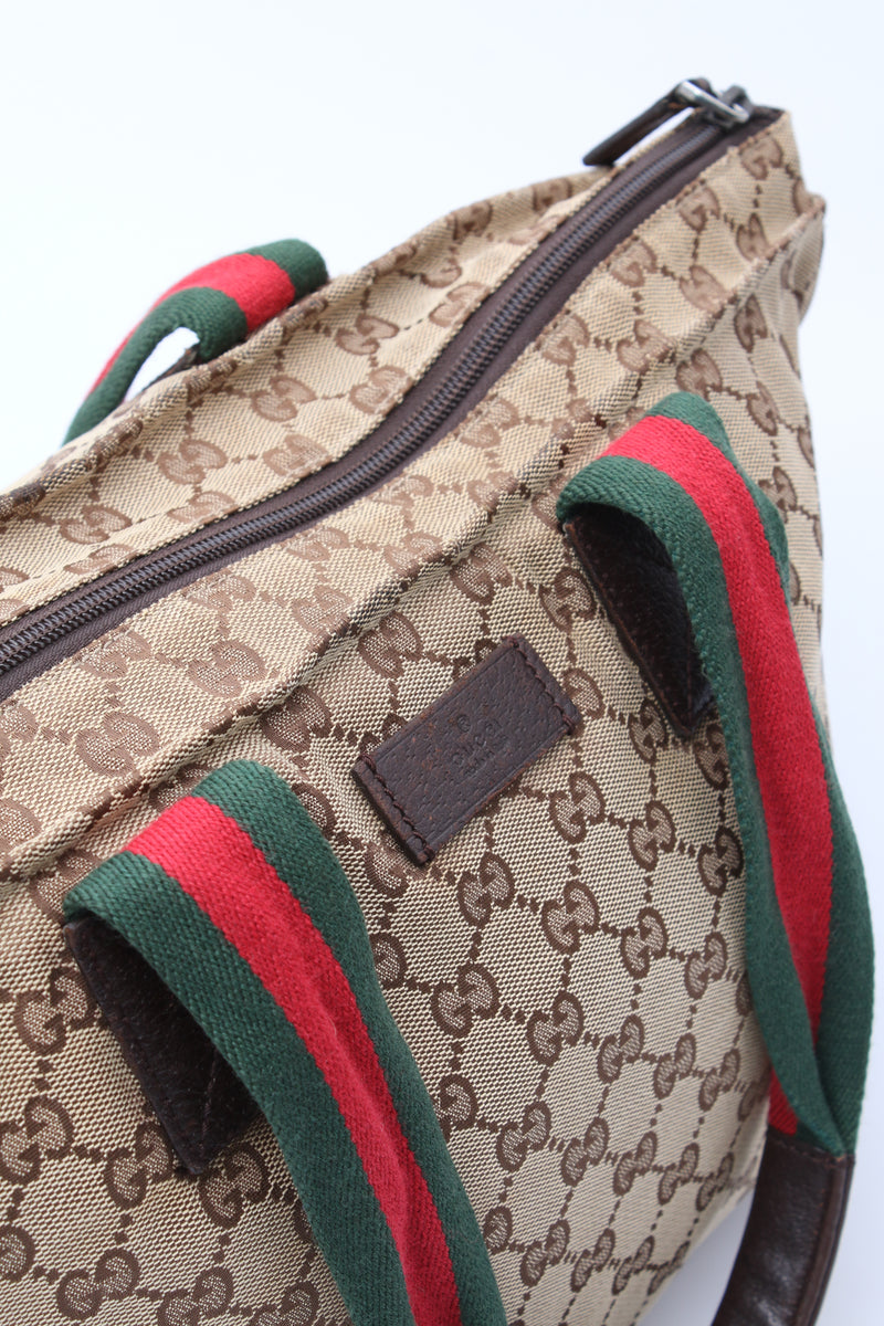 Gucci Supreme Monogram Tote Bag