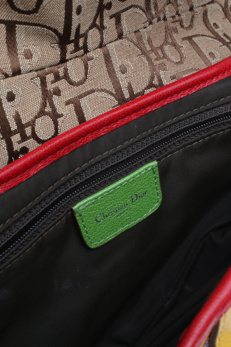 Dior Rasta Saddle Bag