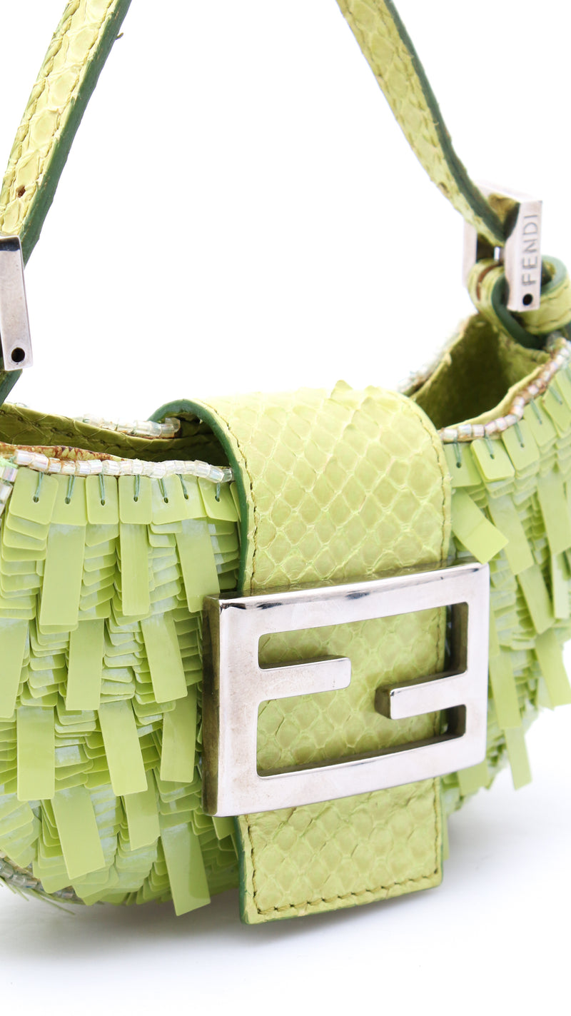 Fendi Python Mini Croissant